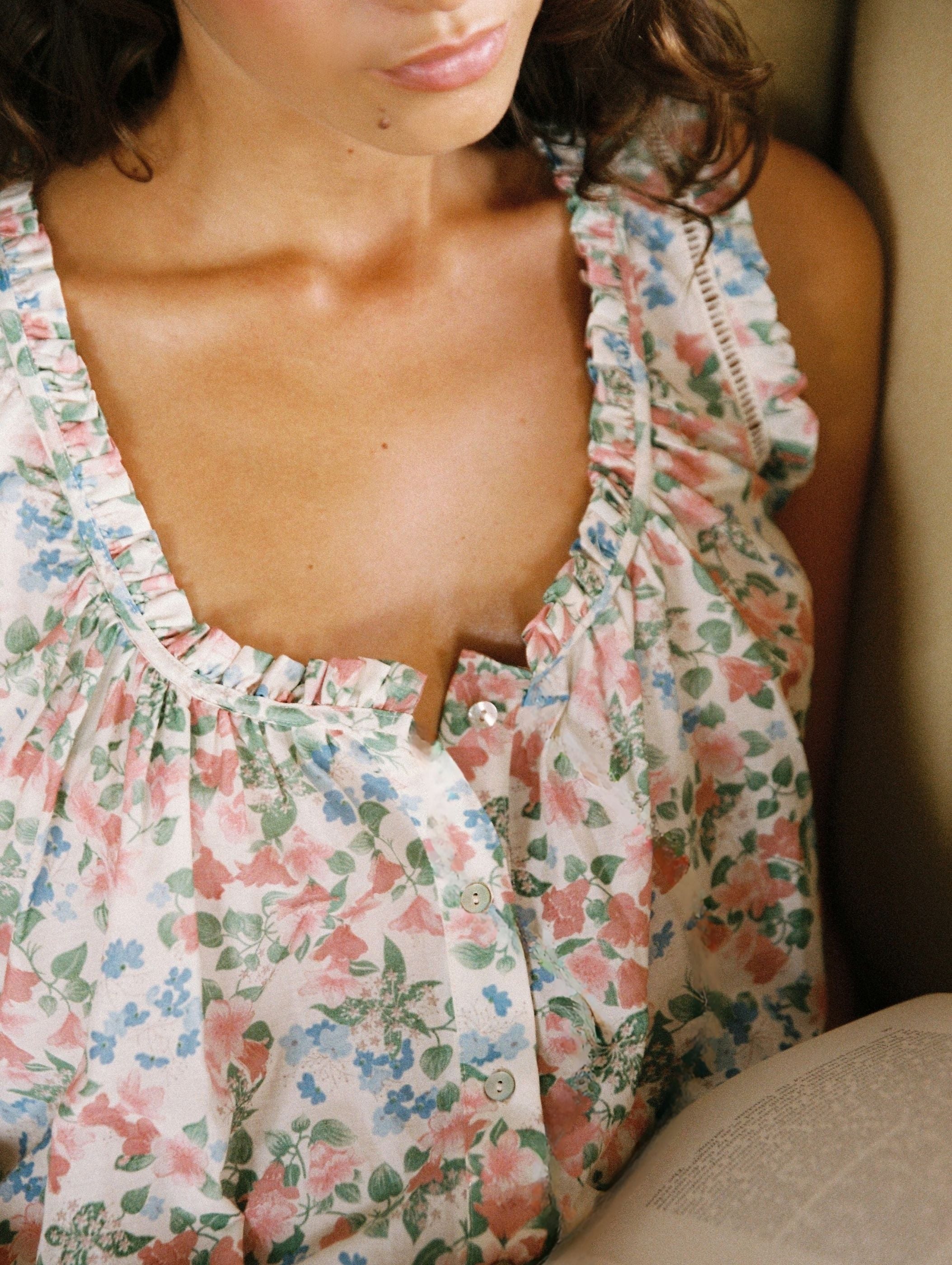Buttoned Mini Dress