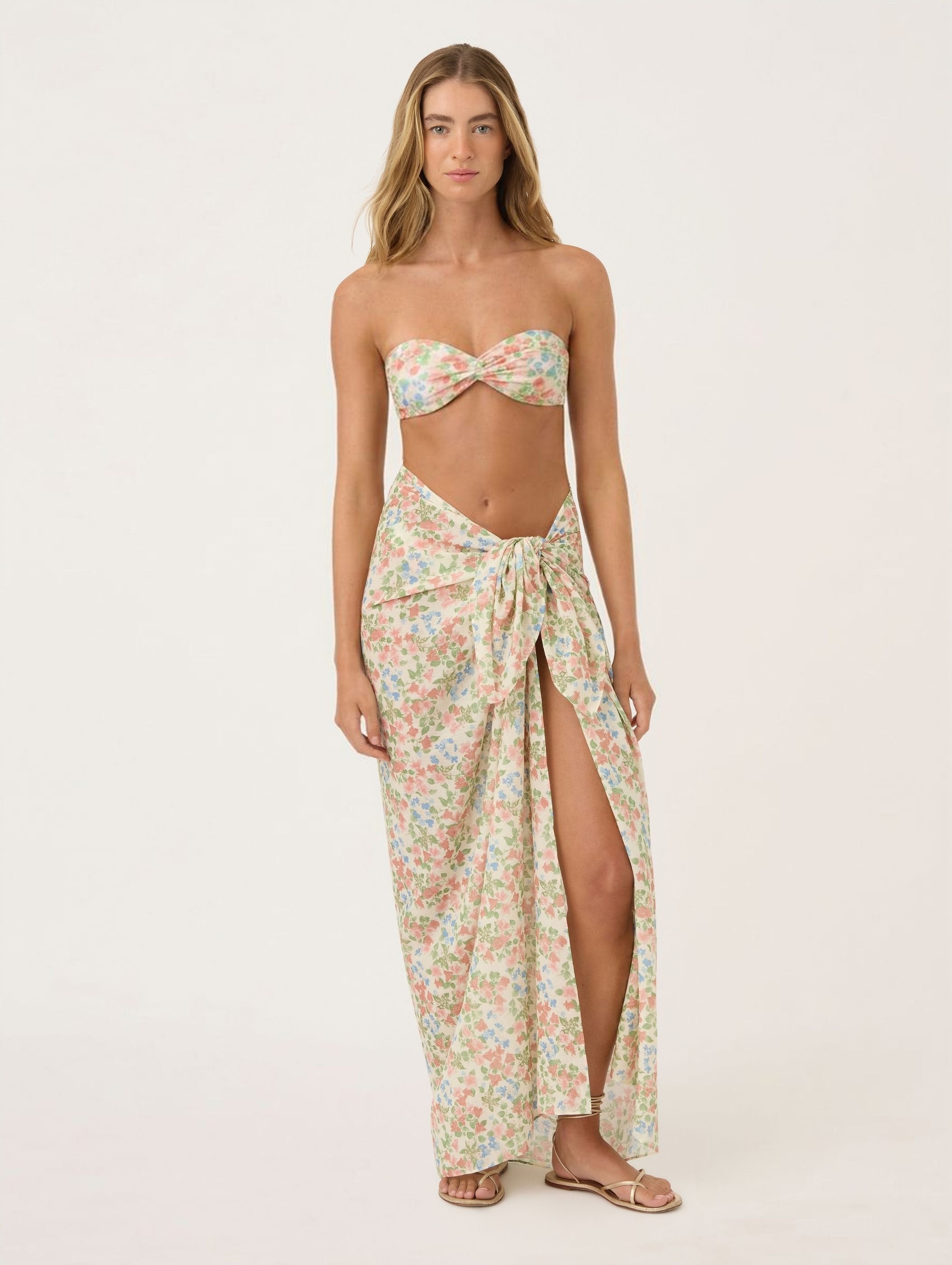 Ruched Twist Bandeau
