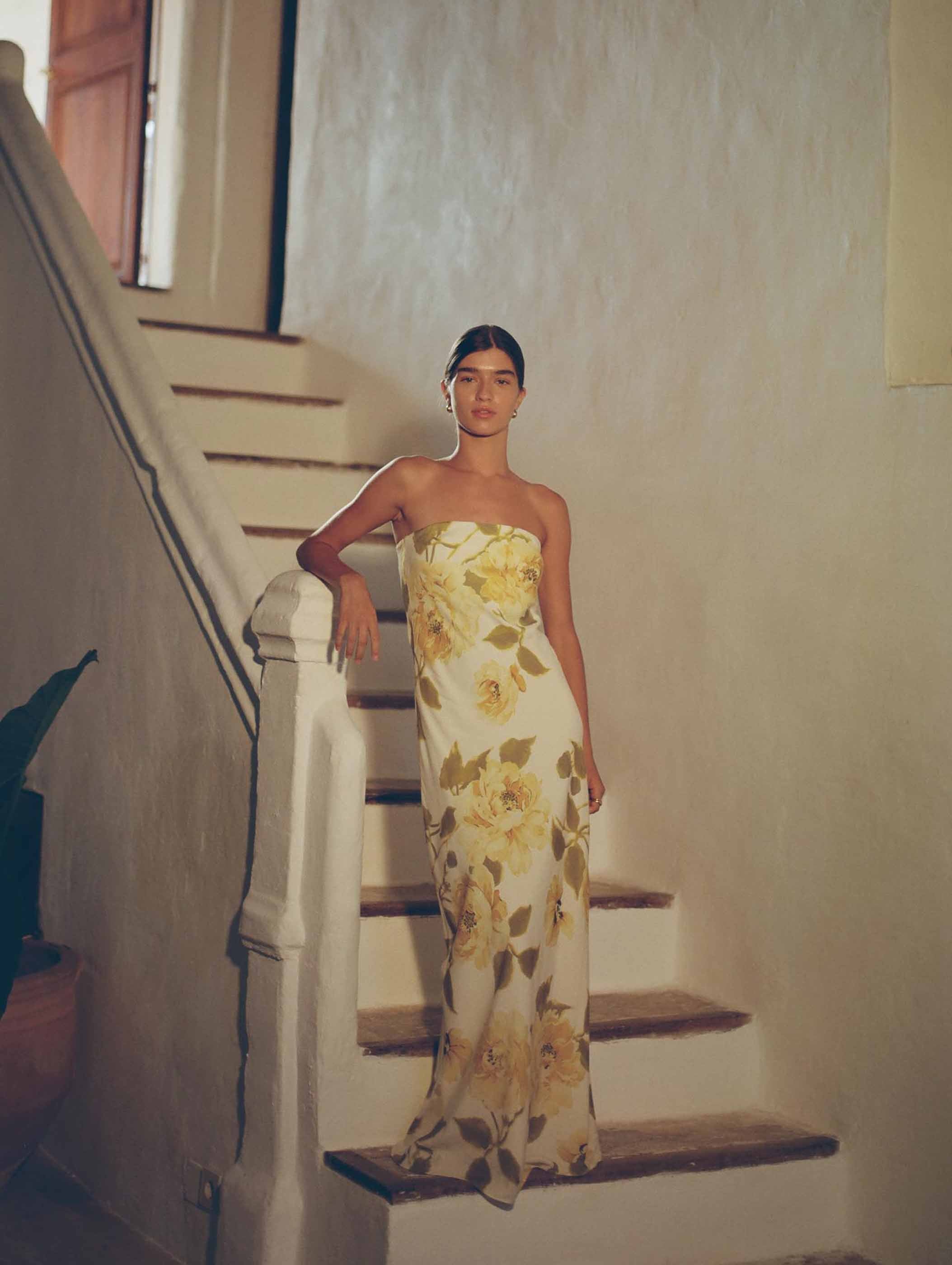 Draped Maxi Dress