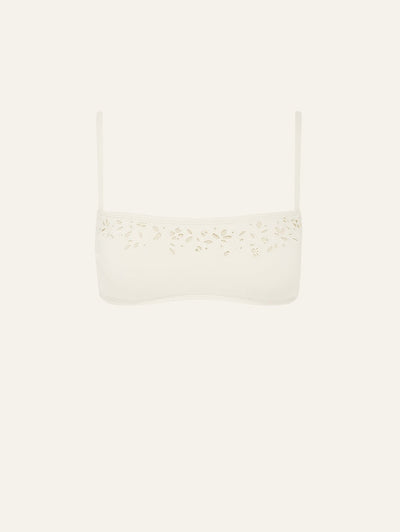 Memoir Embroidered Bandeau Crop