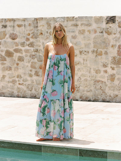 Gathered Midi Dress