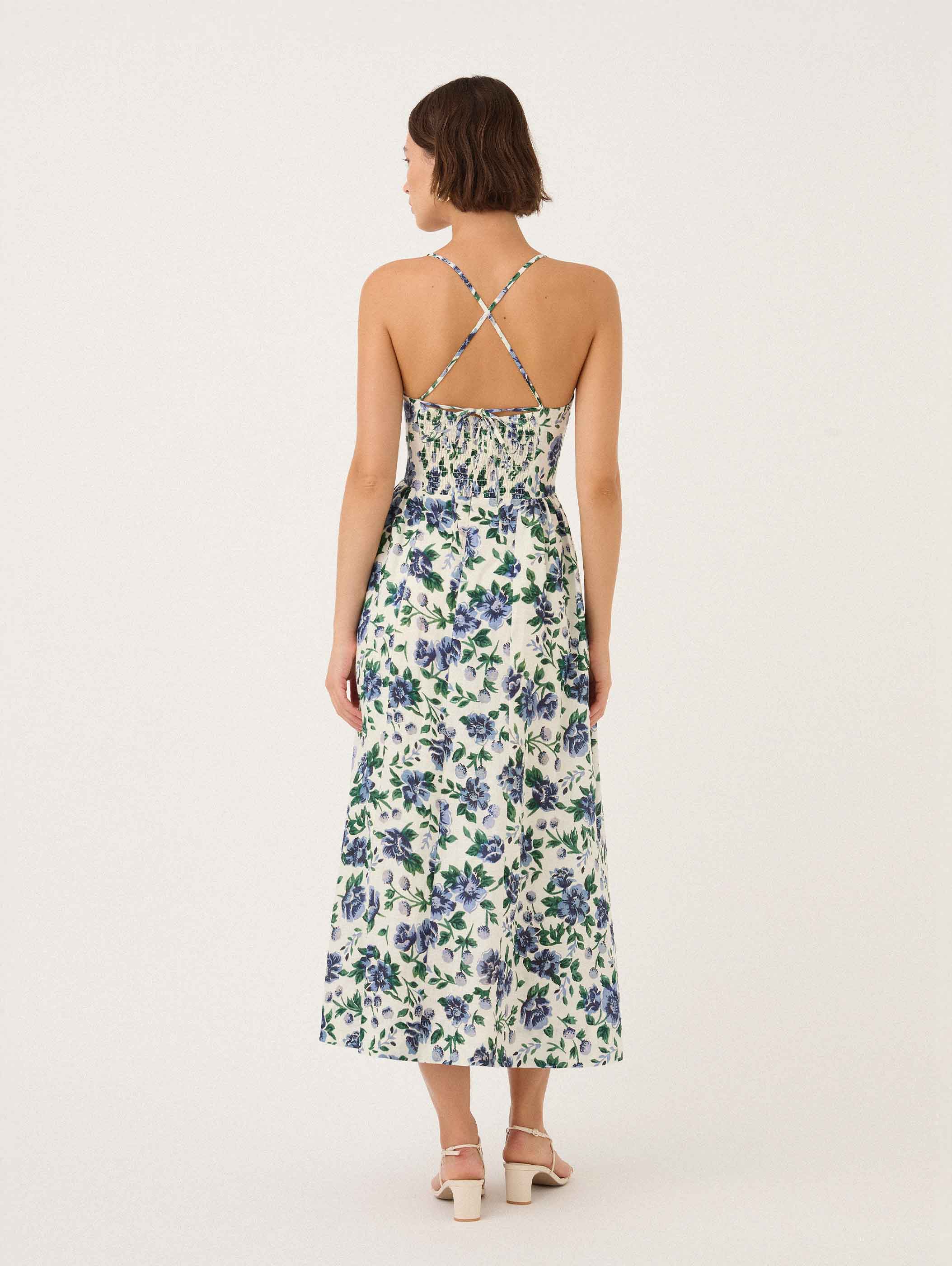 Panelled Midi Dress