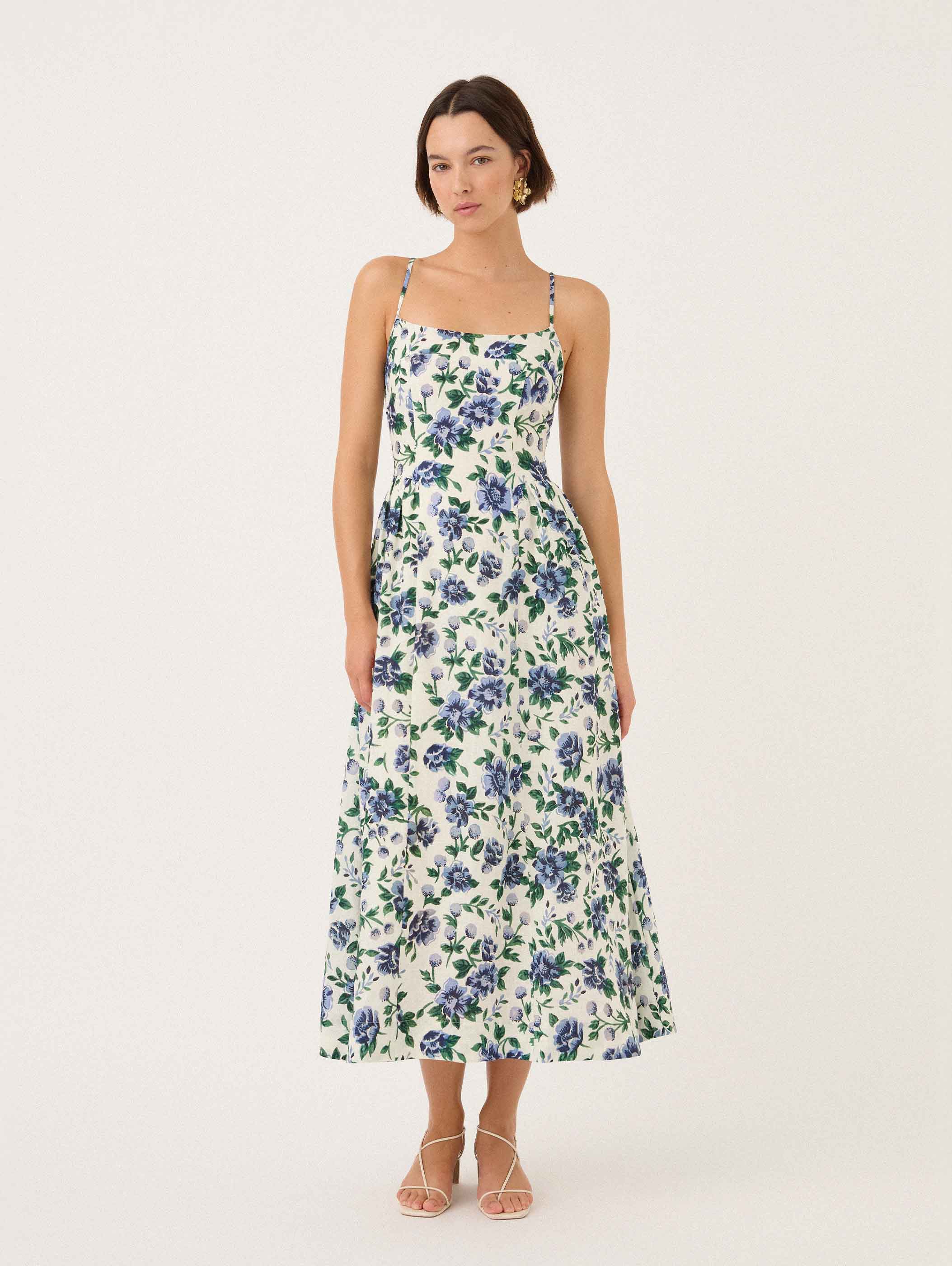 Panelled Midi Dress