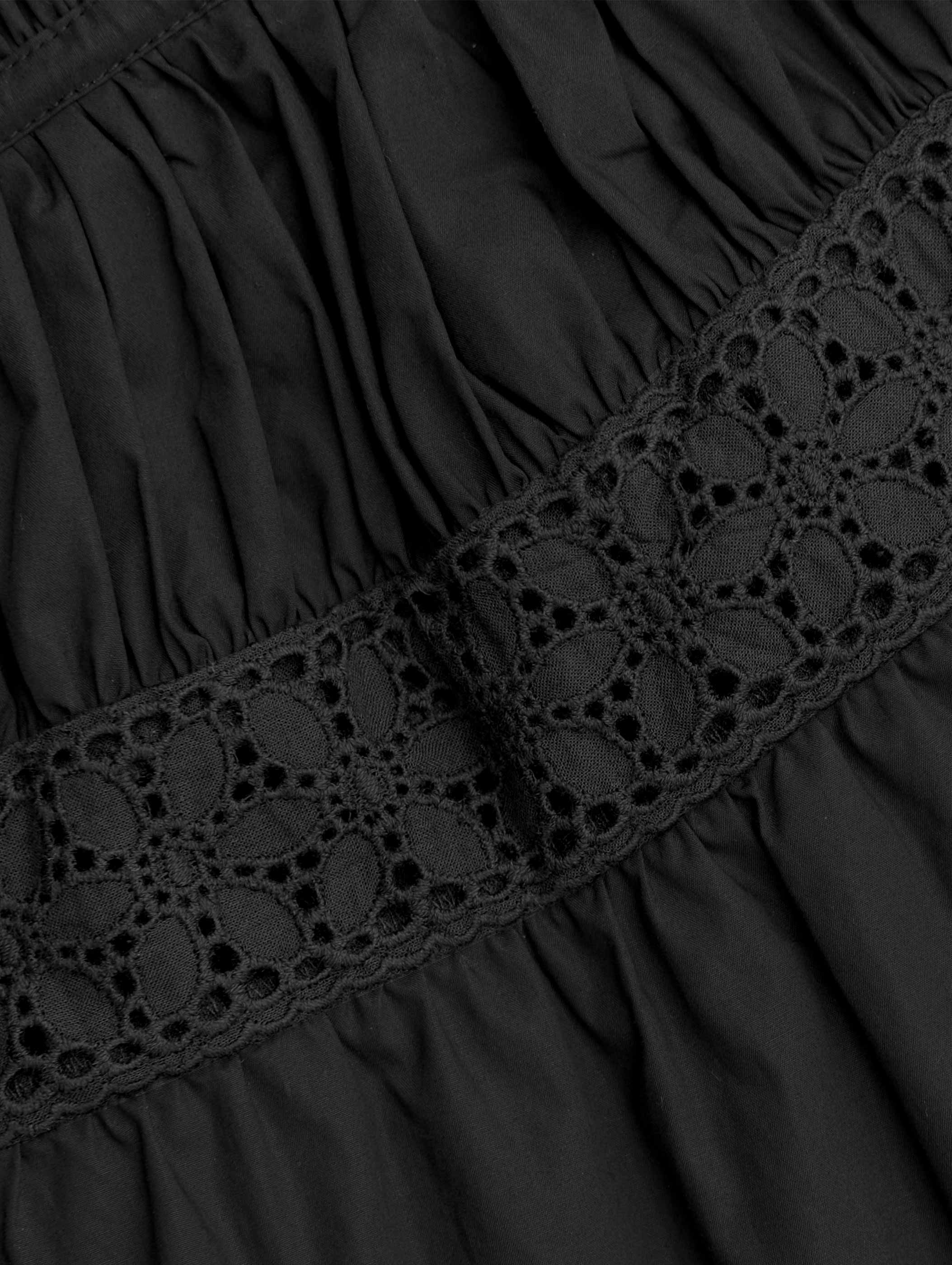 Broderie Mini Dress
