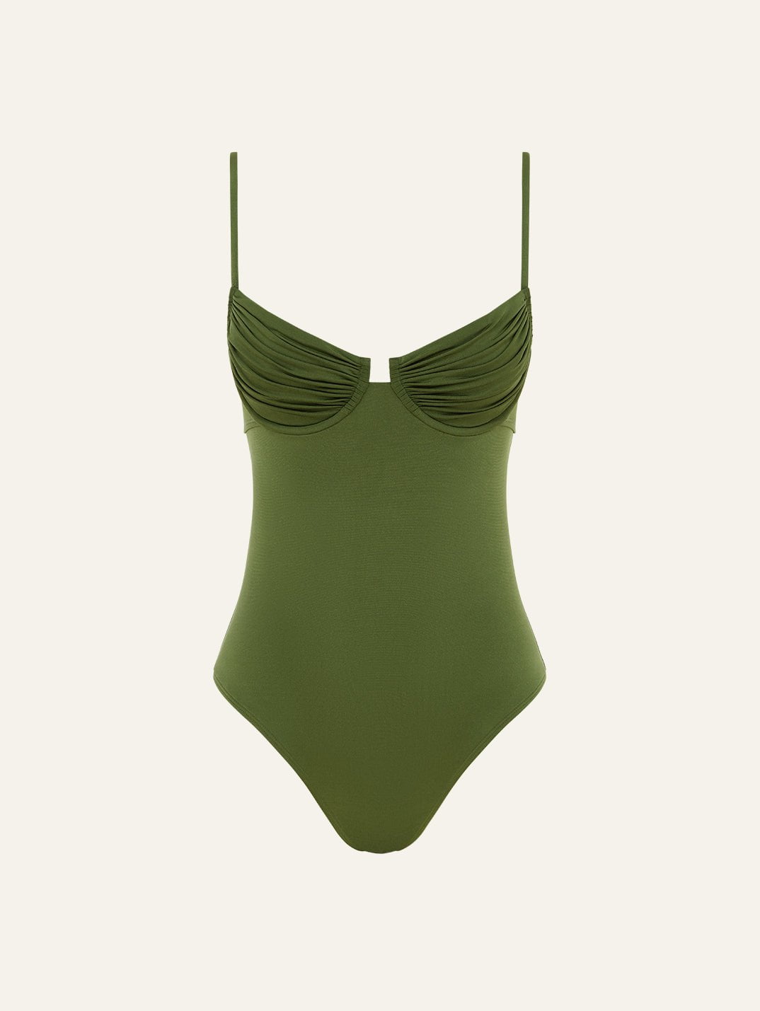 Ruched Cup One Piece