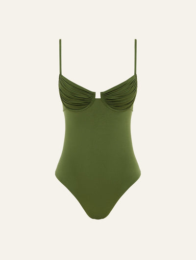 Ruched Cup One Piece