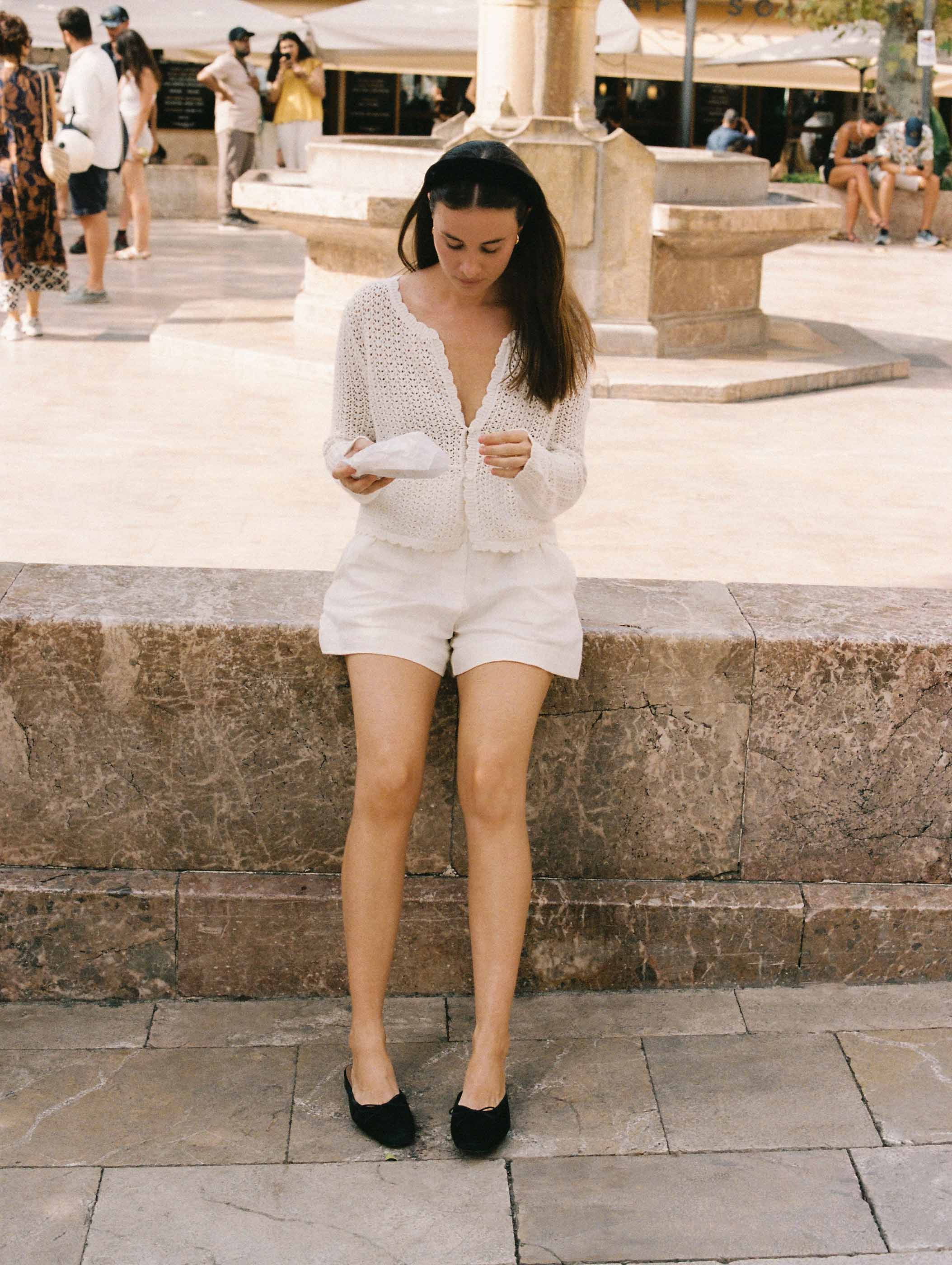 Pointelle Cardigan