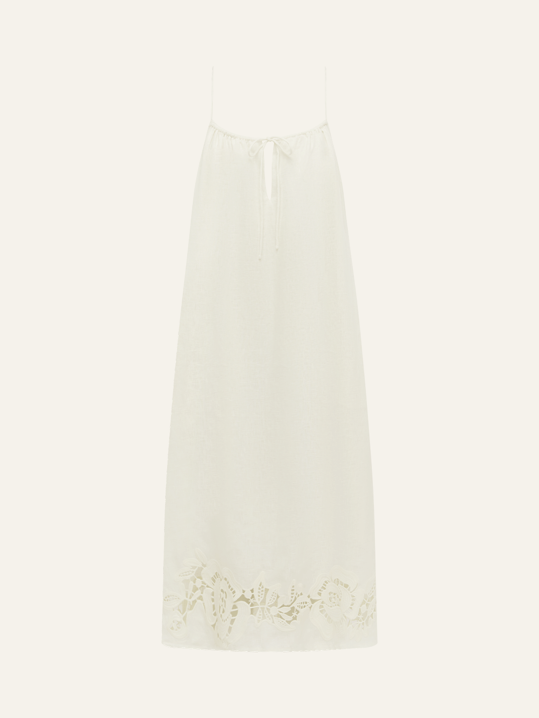 Embroidered Midi Dress