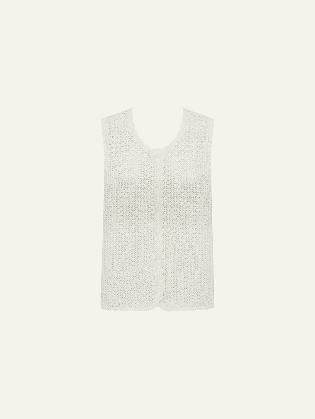 Pointelle Vest