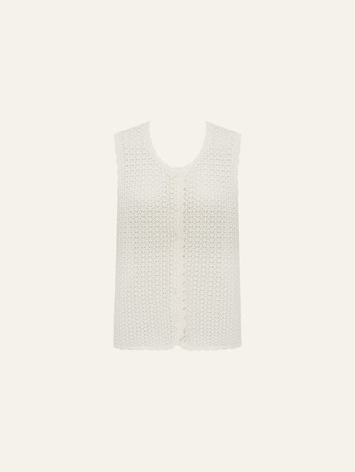 Pointelle Vest