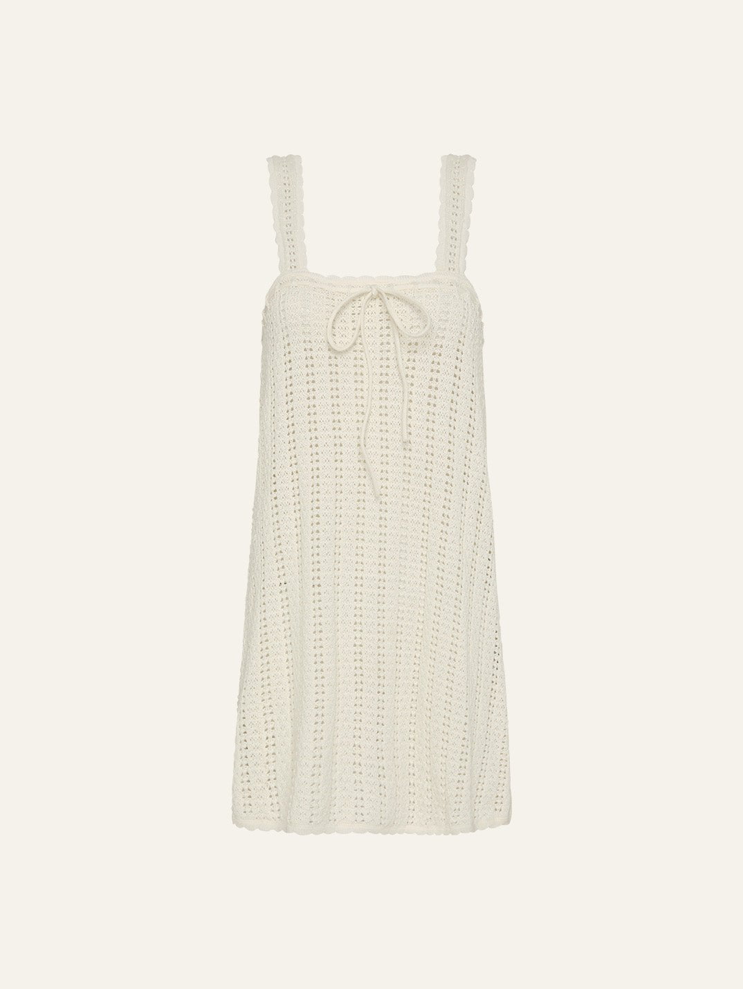 Pointelle Mini Dress