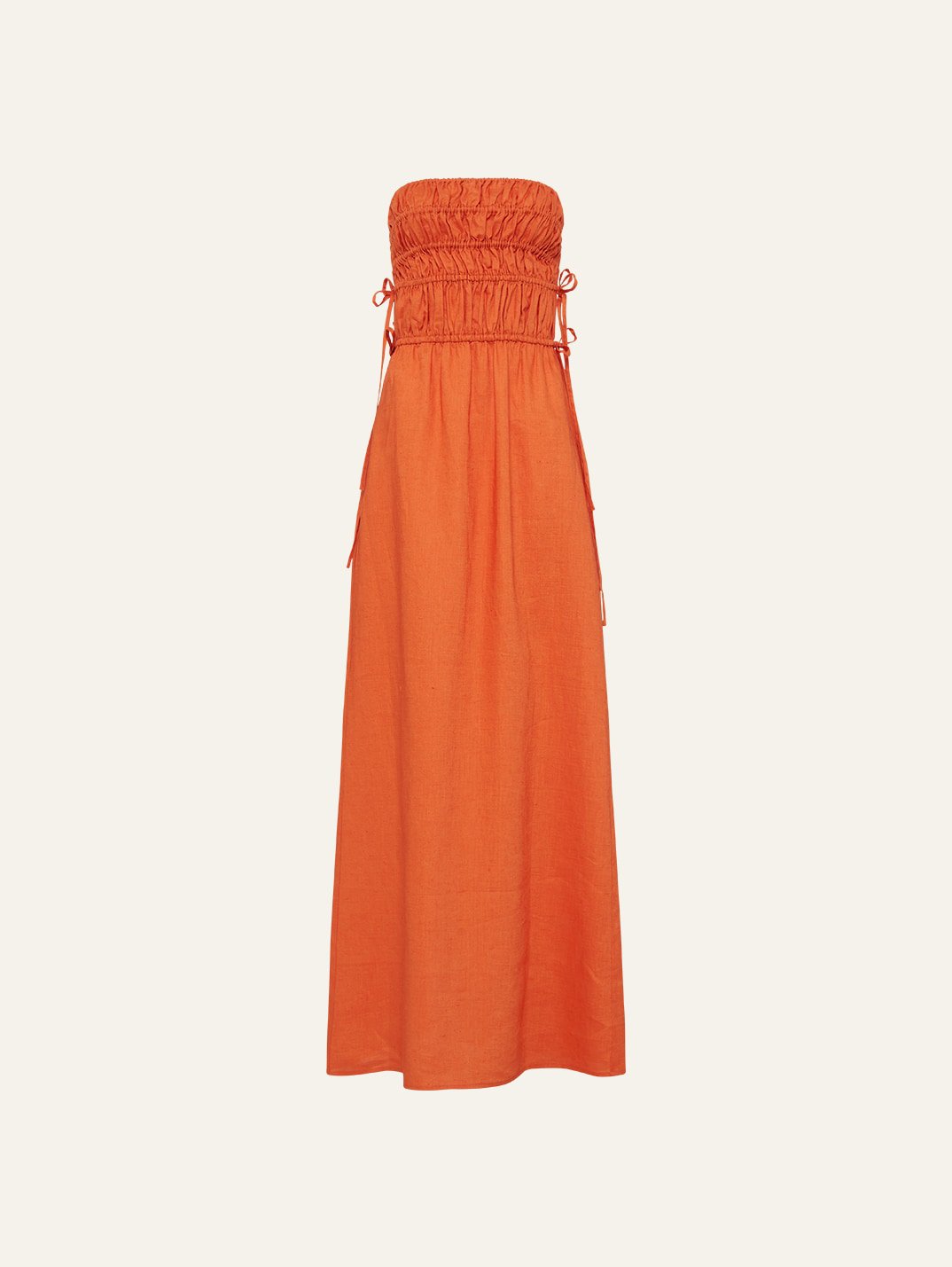 Strapless Midi Dress