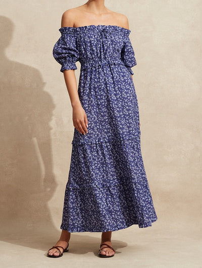 Off Shoulder Maxi Dress